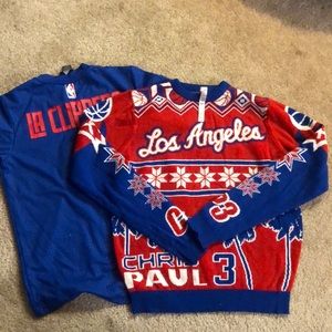 Clippers sweater with jersey